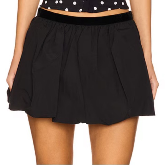 NWT Ciao Lucia Antonia Faille Mini Bubble Cotton Skirt Skort Revolve - Picture 3 of 13